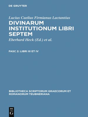 cover image of Libri III et IV